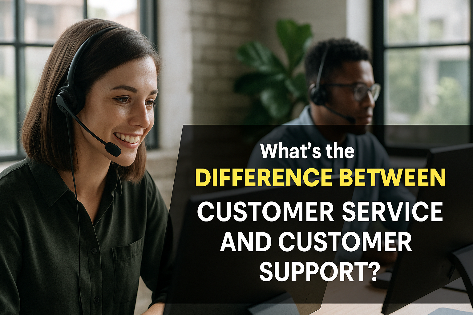 Customer Service vs Customer Support