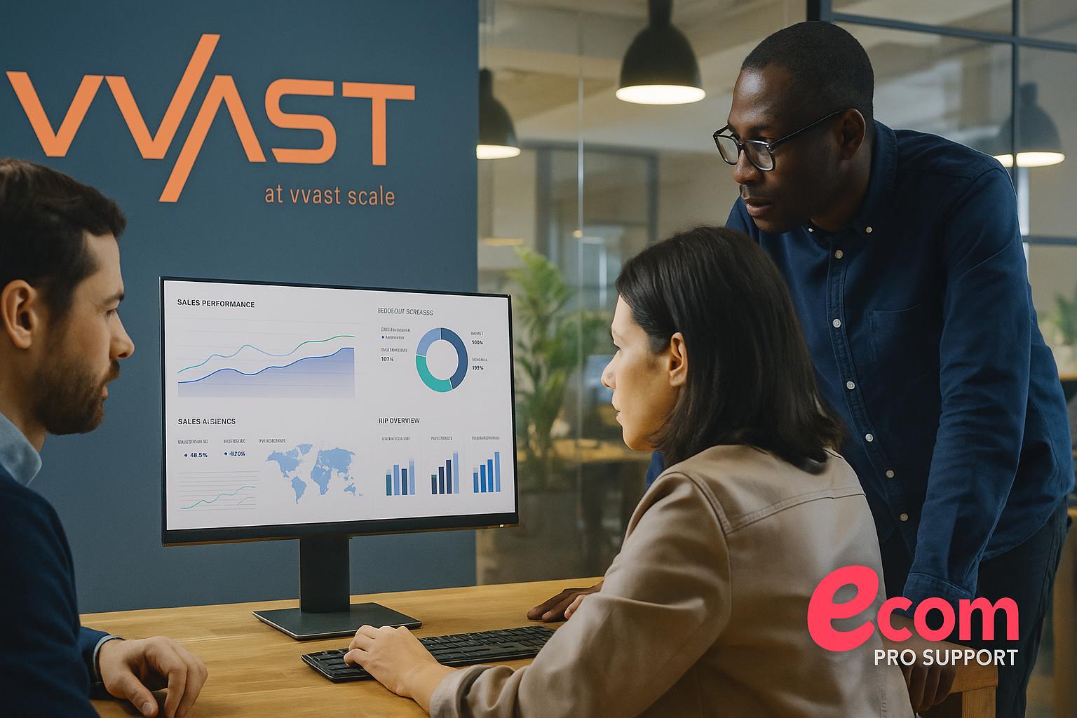 eal-time eCommerce dashboard for Vvast built by Ecom Pro Support